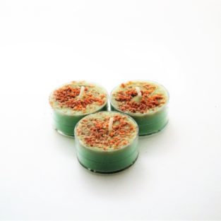 mint chocolate chip tea light candles