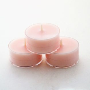 Victorian Rose Soy Tea Light Candles (Per Dozen)