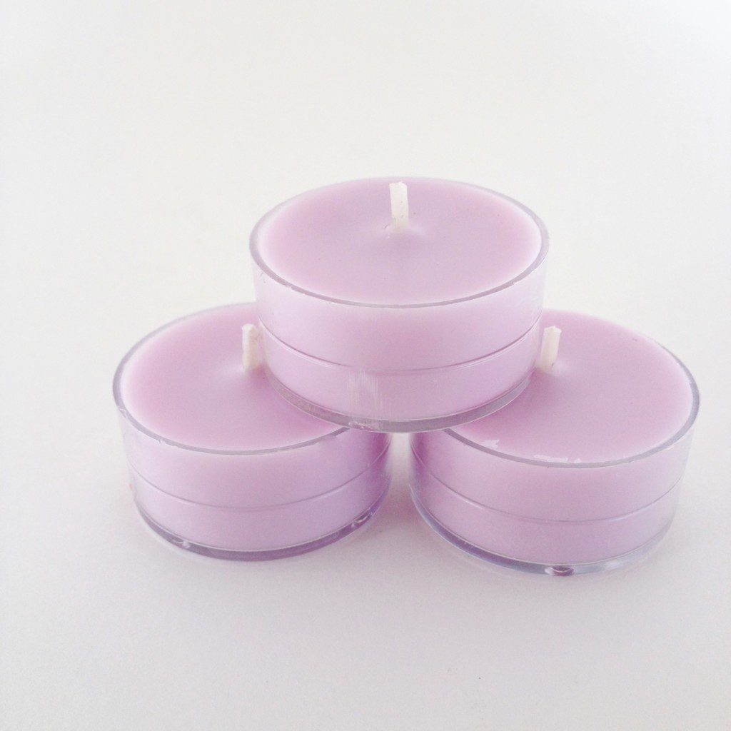 Love Spell Soy Tea Light Candles (Per Dozen) love spell tea light candles