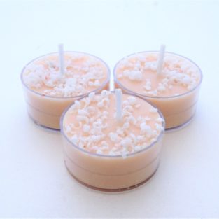 cinnamon buns tea light candles