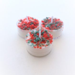 sugar cookie tea light candles