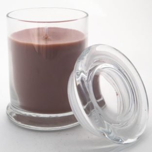 sandalwood 8oz glass jar candle