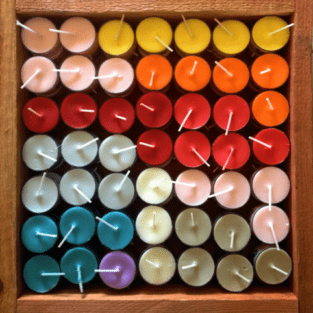 soy wax tea light candles sample pack