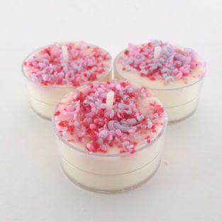Birthday Cake Soy Tea Light Candles (Per Dozen)
