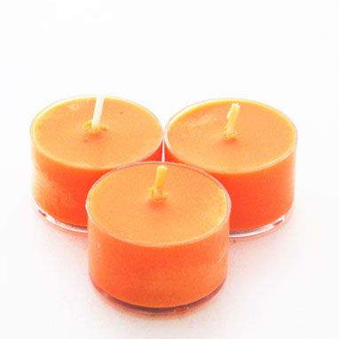 Mango Papaya Soy Tea Light Candles (Per Dozen) mango papaya tea light candles
