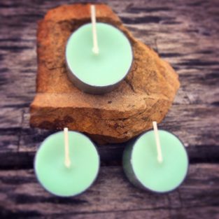 cinnamon apple tea light candles