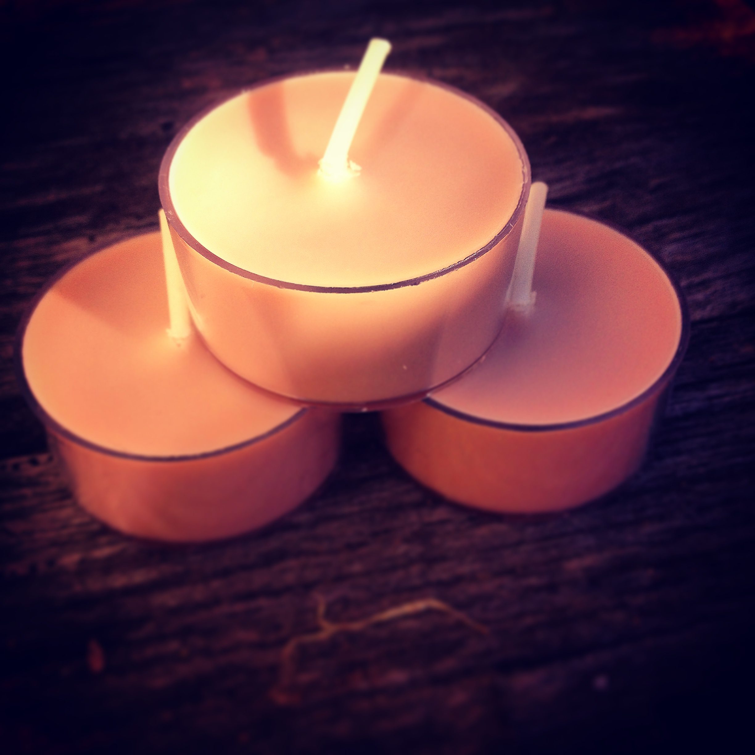 Sandalwood Soy Tea Light Candles (Per Dozen) sandalwood tea light candles